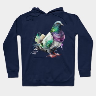 Watercolor Pigeon 8.0 Hoodie